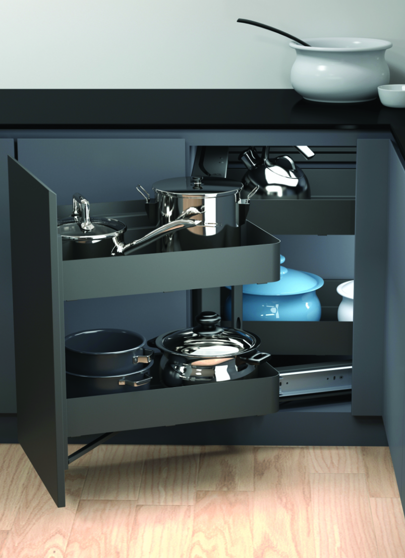 Magic Corner With 2 Tray Basket
