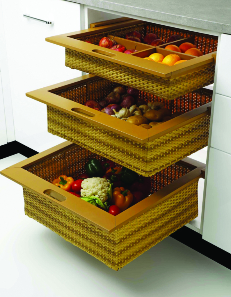 PVC Wicker Basket